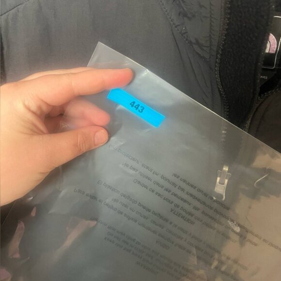 The North Face Women Size Large Pink Ribbon Denali 2 Full Zip black Jacket - Picture 5 of 8